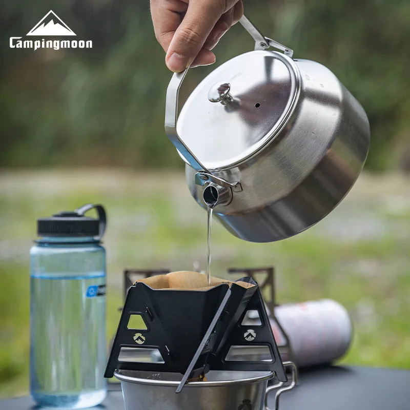 

Маленький чайник для приготовления пищи из нержавеющей стали Campingmoon SW-1, чайник для кофе, 600 мл