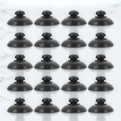 20Pcs Aquarium Suction Cups Oxygen Pump Holder Black Replacement Sucker for Water Pump Aeration System Tube Fixed Mount