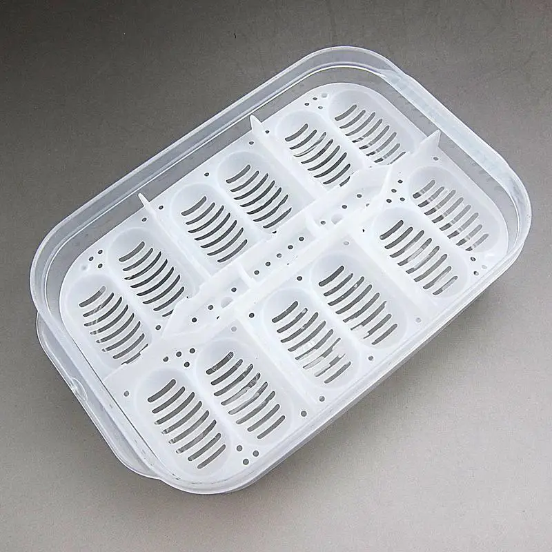Pets Incubation Box DIY 16 Grids Hatch Box Snake Lizard Hatching Box Egg Tray Crawler Lizard Leopard Gecko Reptile Accessories