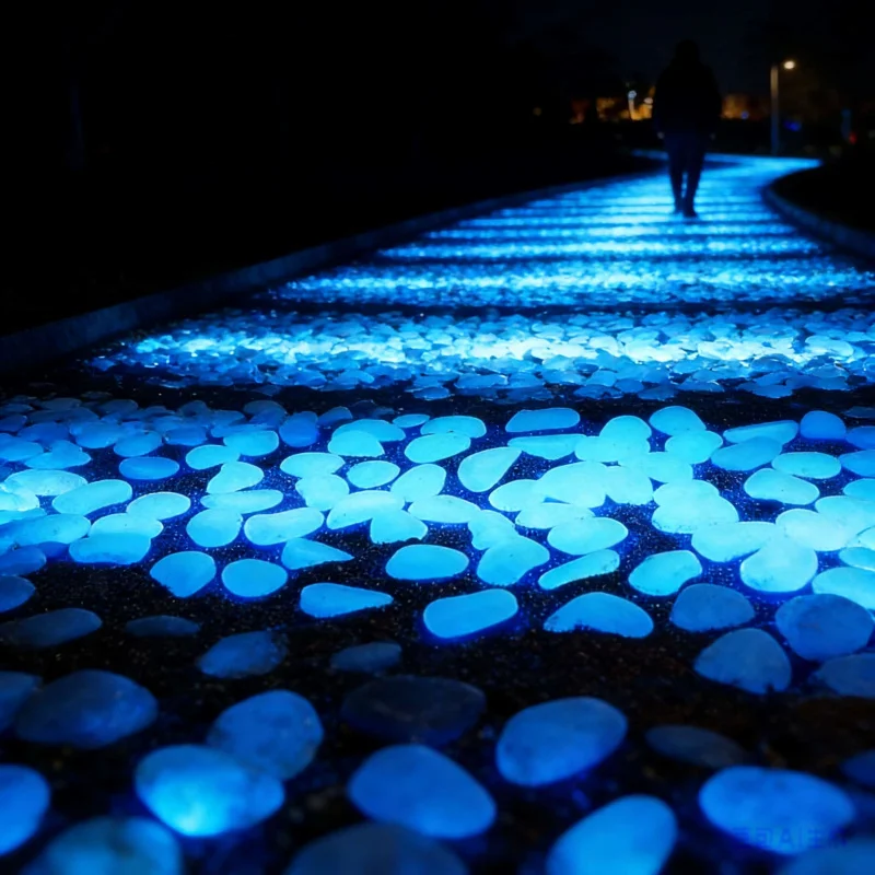 Luminous Stone0.39InchLEDLuminous Stone100-500Personalized Fish Tank Flower Pot Landscaping Decor Garden Gravel