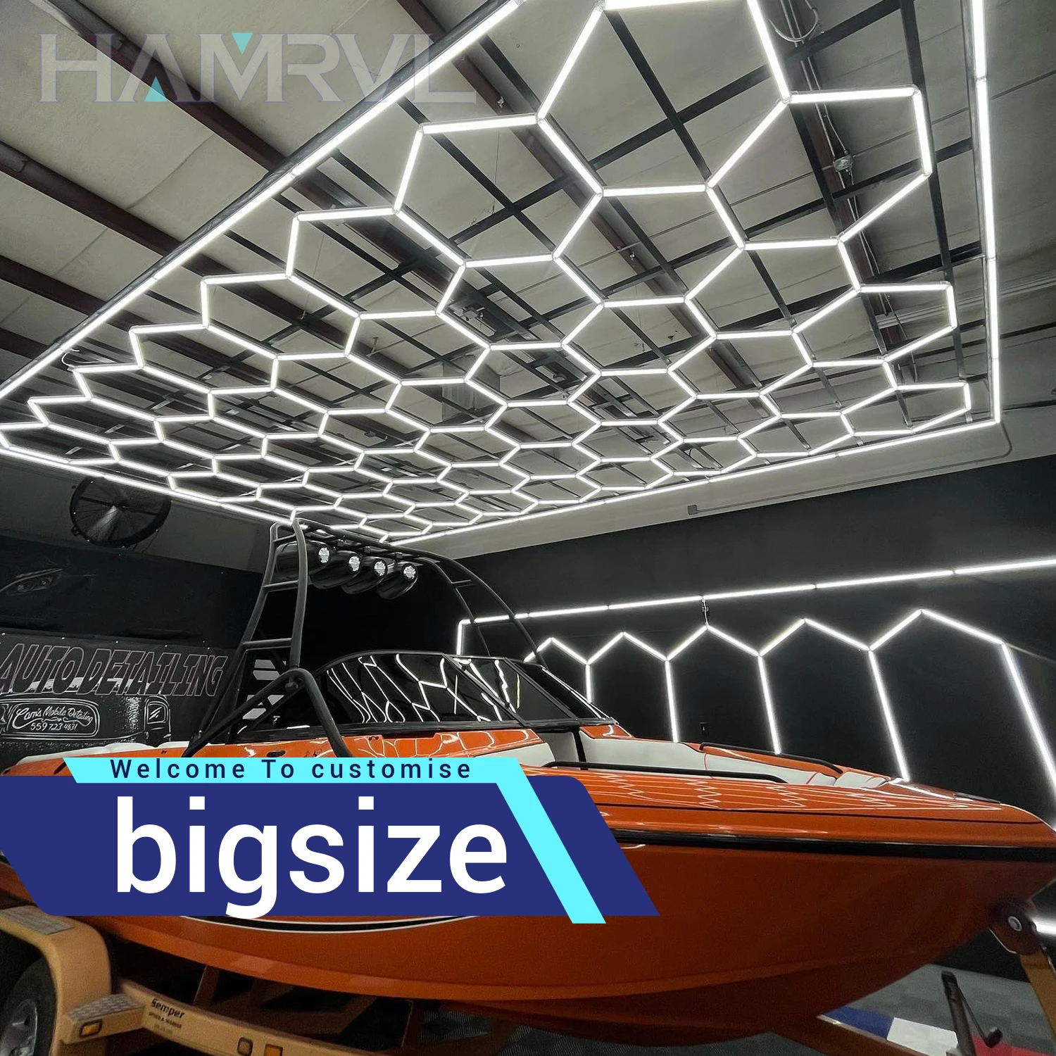 

110 В-240 В сотовые светодиодные трубки 6500 К освещение для парикмахерских шестигранный светодиодный потолочный светильник для освещения большого пространства