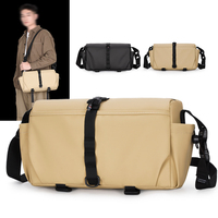 Men's Crossbody Bag Casual Large Capacity Business Commuting Shopping Travel Shoulder Bags Portable Carry On Tote Sling Backpack