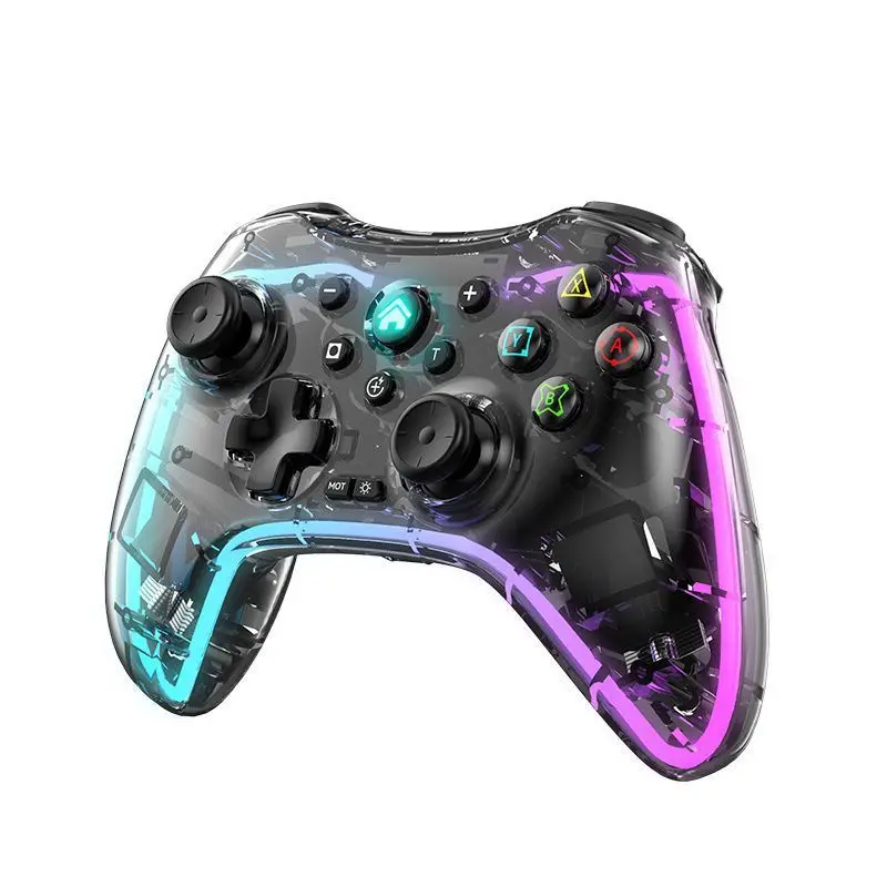 for  Gamepad pc computer steam bluetooth wireless mobile phone RGB light effect