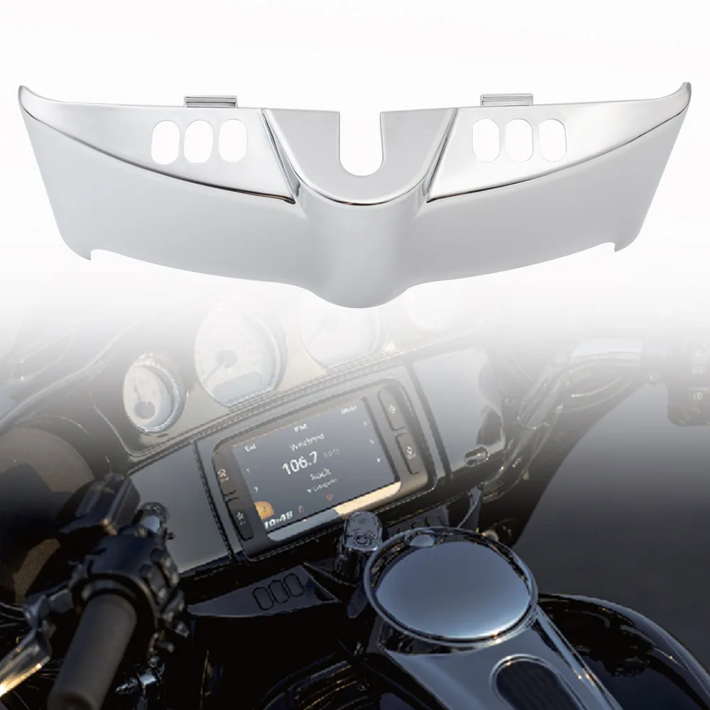 

Новая хромированная накладка на приборную панель (1 шт.) из ABS-пластика для Harley Electra Glide, Street Glide, Ultra Limited, FLHTCUTG 2014–2020