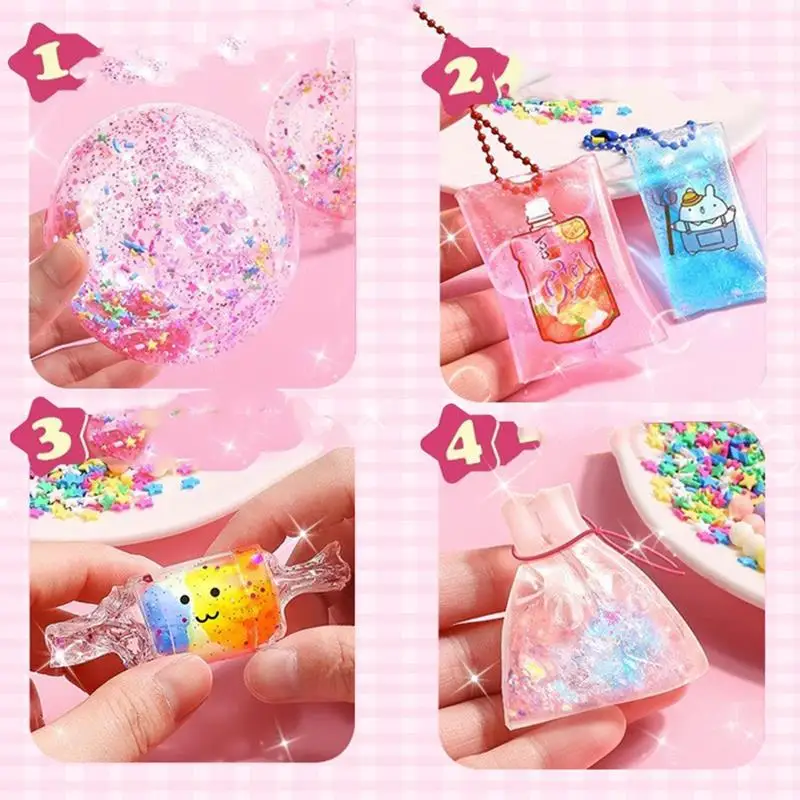 Nano cinta blanda de juguete PET, Nano pegamento, cinta de burbujas soplable, adhesivo de doble cara sin marcar, pegatinas de juguete reutilizables, regalo