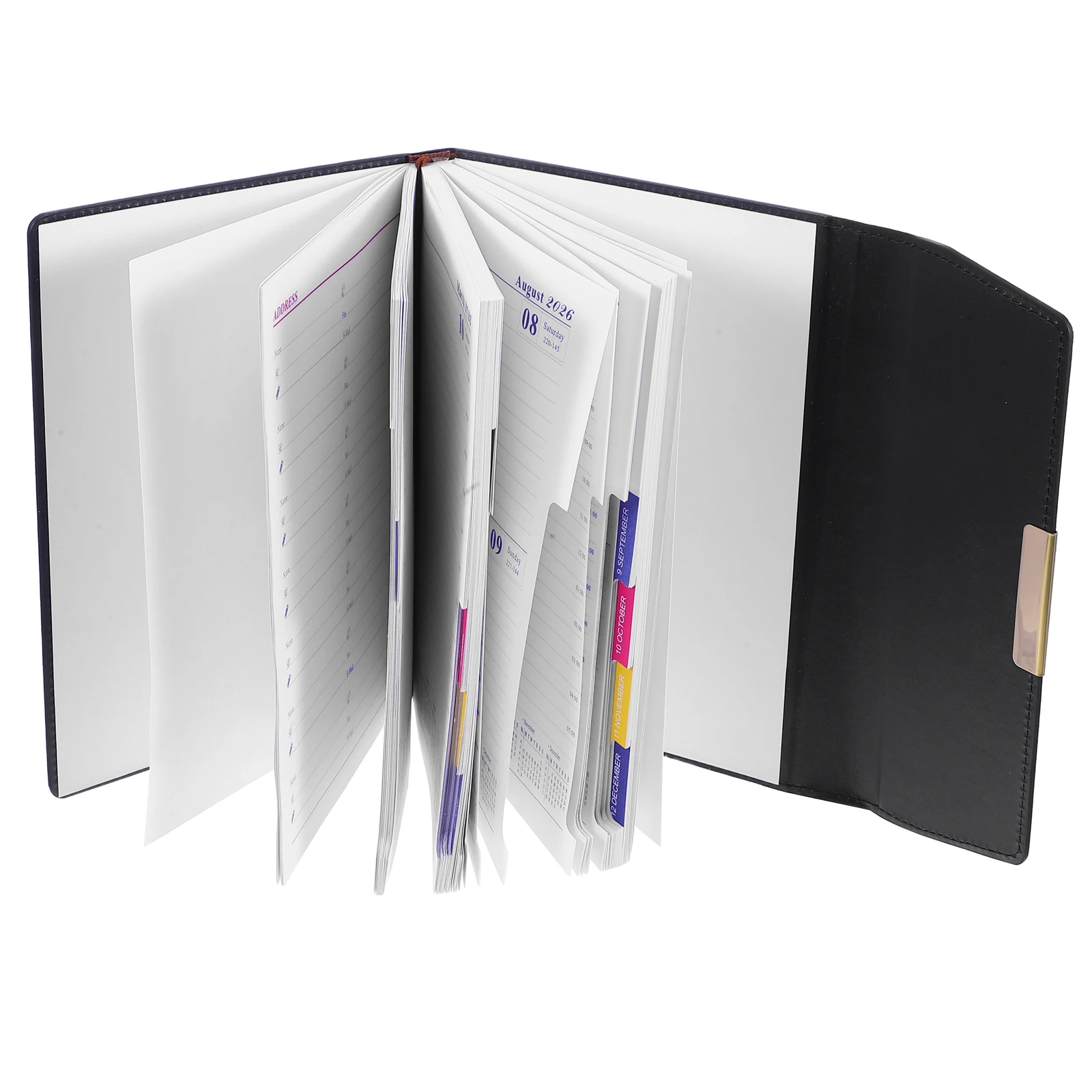 

2026 Daily Desk Planner Memo Agenda Book Room Office Imitation Business Notebook Portable Schedule Organizer