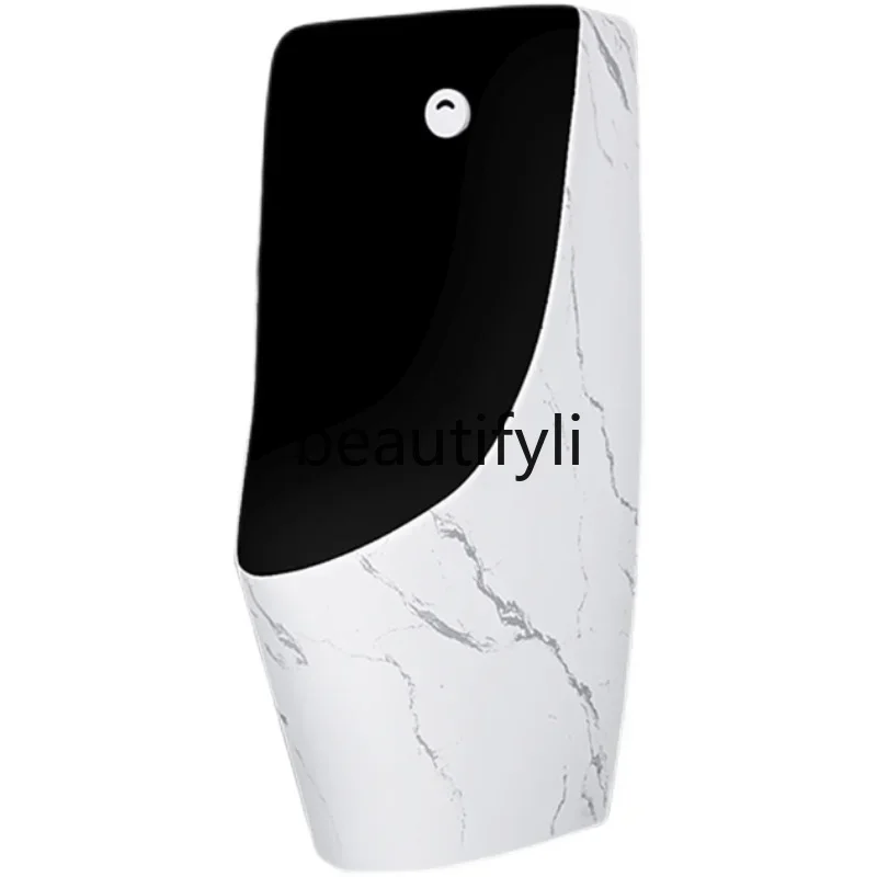 Household men's urinal ceramic bathroom wall-mounted induction deodorant urinal