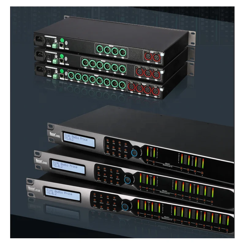 

Профессиональный аудиопроцессор 48 кГц/96 кГц Dsp 408 Management 48 для звуковой системы событий