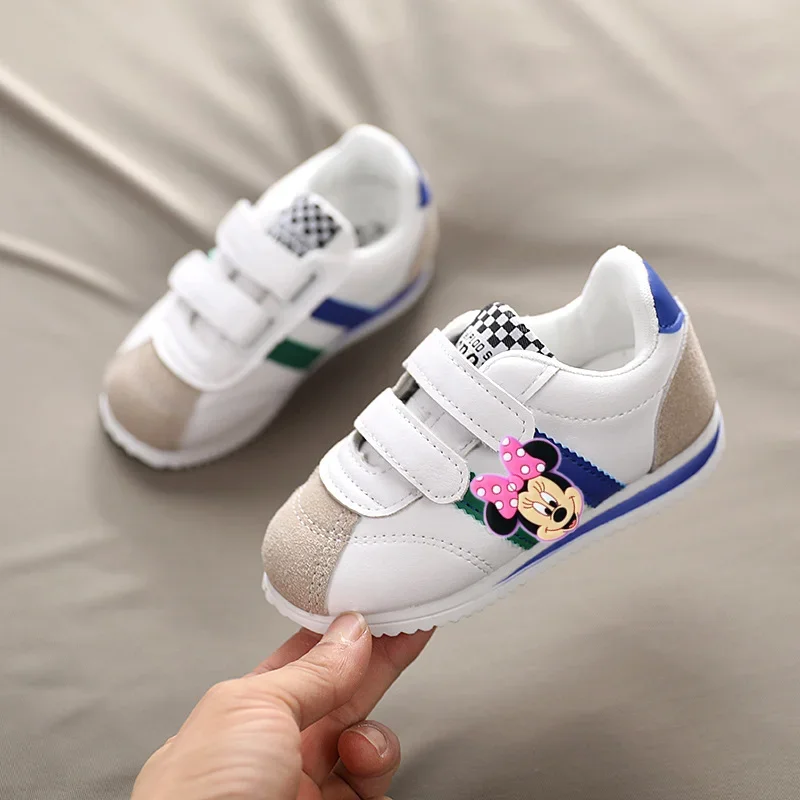 

Disney Spring fall New Soft Sole Casual Shoes for Boys Kids Sneakers Non-slip Running Shoes mickey mouse Baby Toddler Shoes