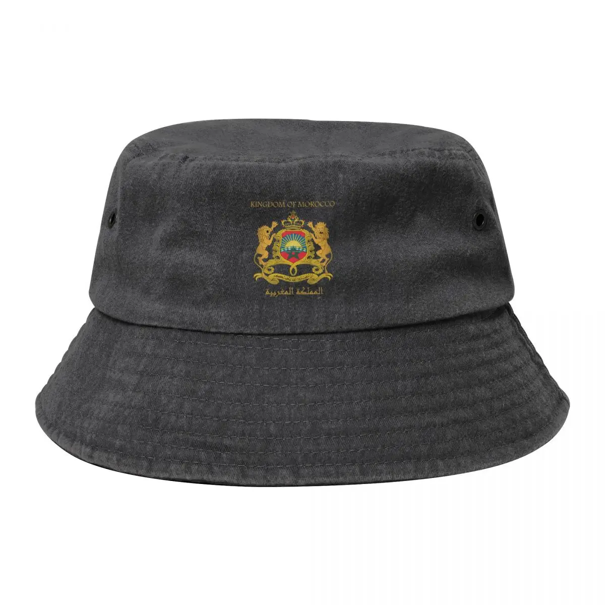 

Kingdom of Morocco, Royaume Du Maroc,Moroccan Emblem Bucket Hat Hat Man Luxury Golf Wear Golf Men Women's