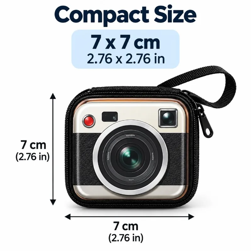 3pcs Retro Mini Coin Purses, Vintage Electronics Zipper Storage Cases, Portable Organizer Bags for Key, Earbuds, Charging Cables