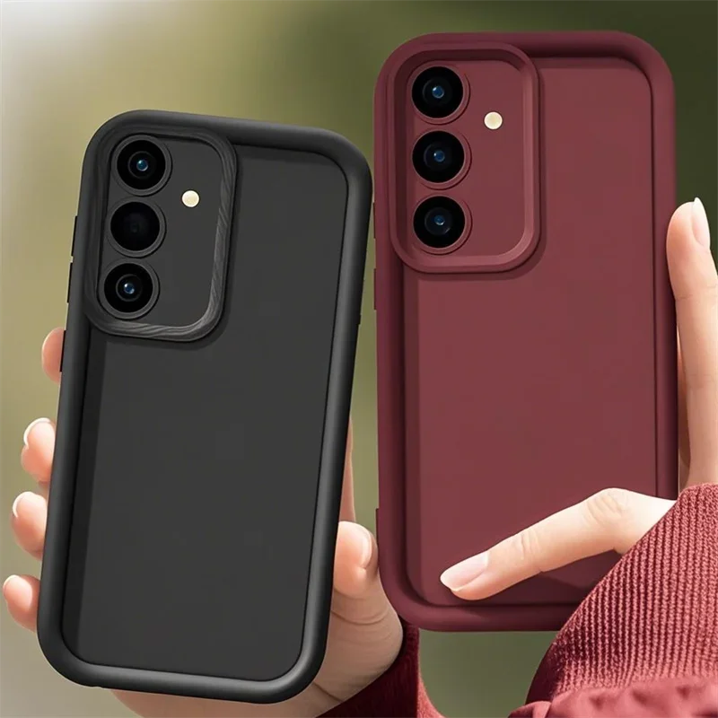 Weiche Silikonhüllen für Samsung Galaxy A55 A54 A16 5G A56 A36 A26 A35 A25 A15 A73 A53 A33 A23 A13 A34 A24 A14 A72 A52S 4G Abdeckung