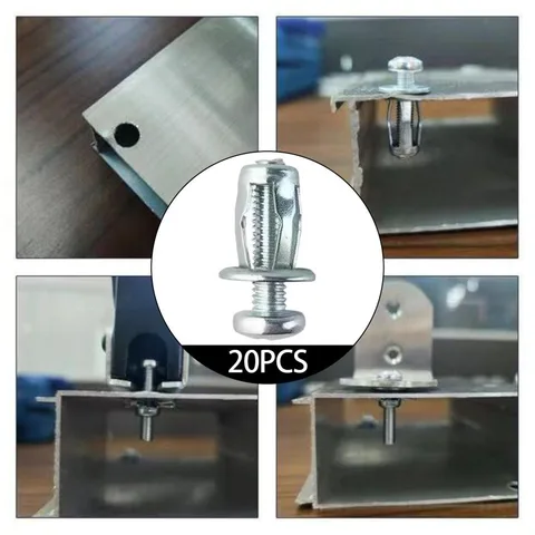 20 шт. гаек для крепления, винтовых дюбелей, лепестковых винтов, лепестковых дюбелей для расширения штор, лепестковых заклепок, гаек для крепления, болтов кнопка якоря отзывы - №6