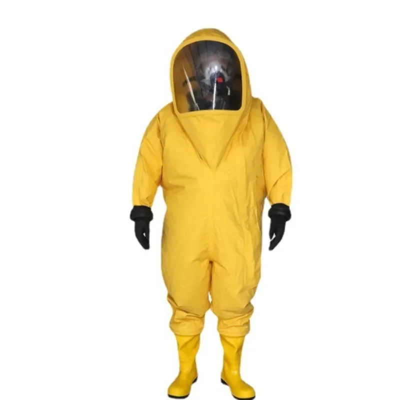

Chemical protective clothing Fully enclosed heavy-duty one-piece chemical clothing, emergency rescue, first-class clothing