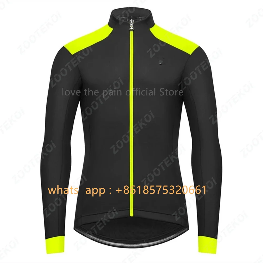 

2023 Men Winter Thermal Fleece Cycling Jersey Jacket Maillot Ciclismo Hombre Outdoor Racing Bike Suit Mountain Bike Clothing