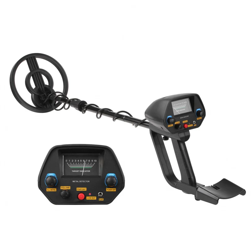 Metal Detector MD4080 with All-Metal/DISC/Pinpoint ,7.8 inch High Sensitivity Searching Jewelry,Gold,Silver