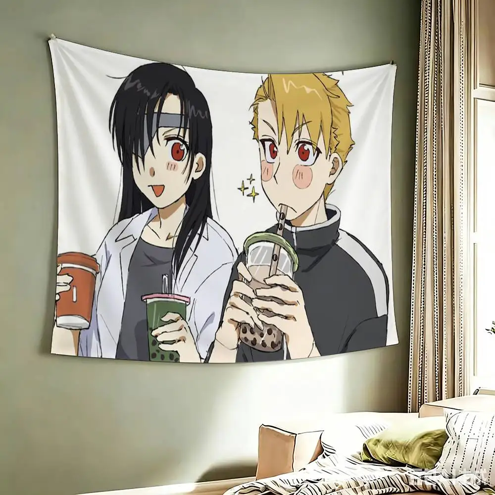 Daemons of the shadow Realm Yomi no Tsugai Manga flag Best Price Decoration Outdoor Picnic Party Art