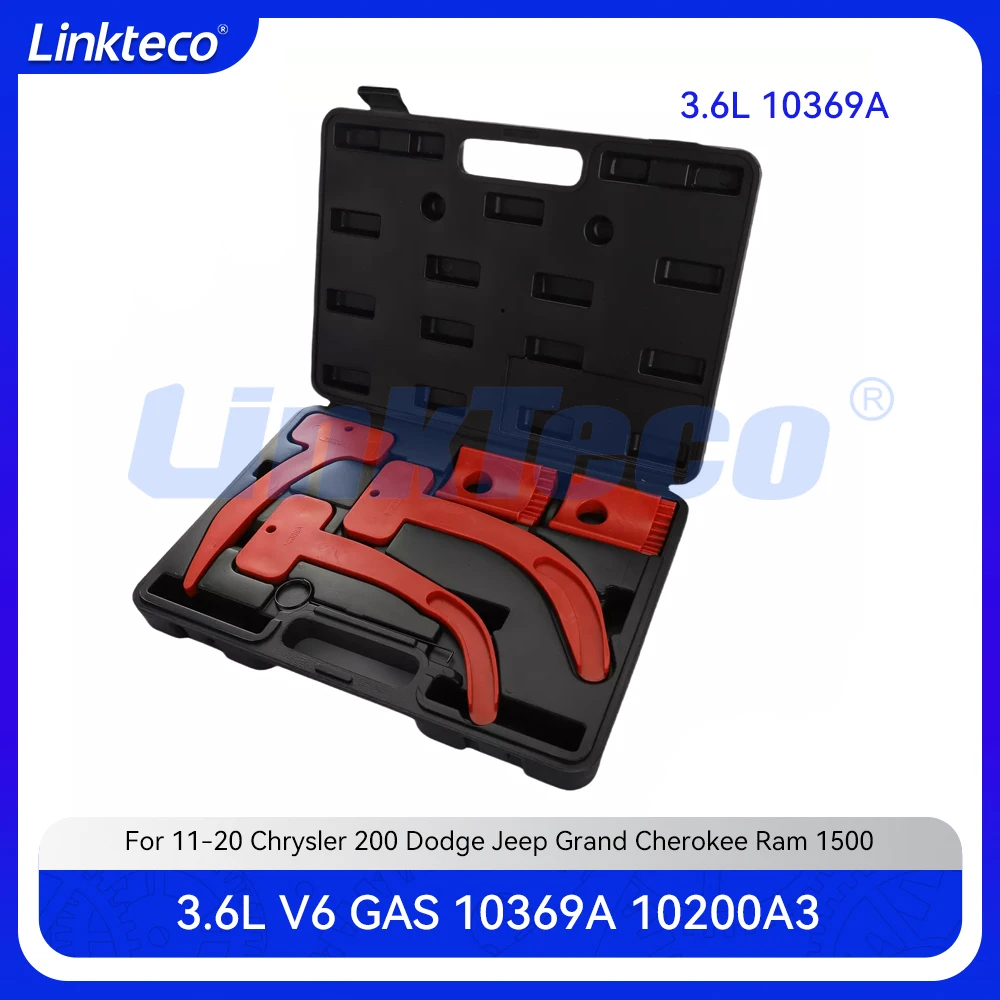 

Engine 6Pcs Camshaft Phaser Timing Chain Tools Kit Fit 3.6 T L GAS ERB For Dodge Chrysler 200 Jeep Grand Cherokee Ram 1500 3.6L