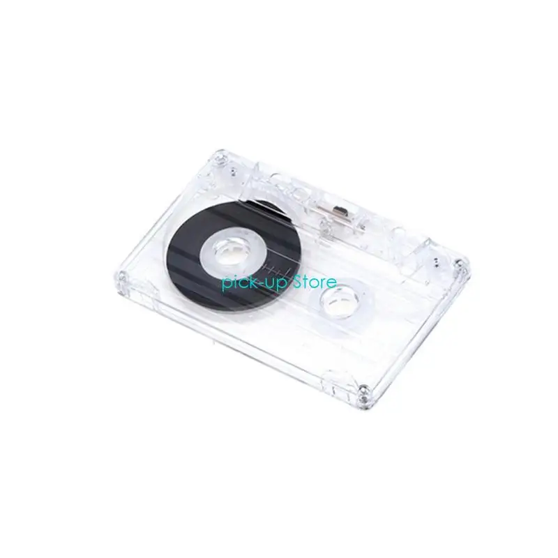 Cinta cassette en blanco Q5WA para grabación sonido realista transparente 45/60/90 minutos