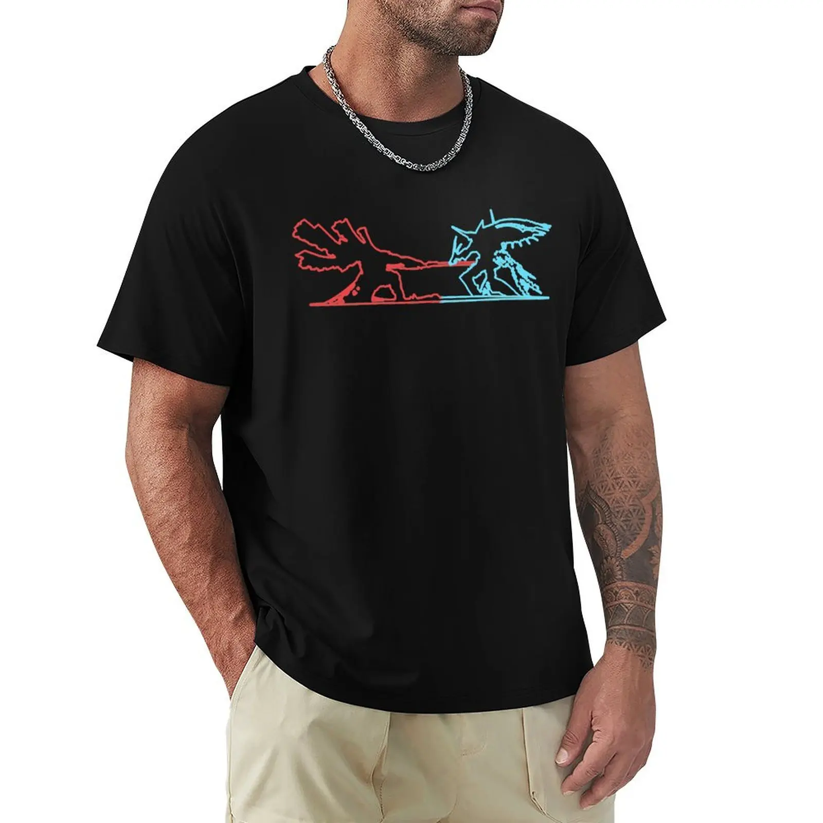 Gift Men Bionis Vs Mechonis Awesome For Movie Fan T-Shirt Trendy Casual Short Sleeve Shirt
