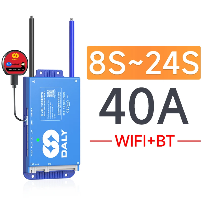 Variant: 8S-24S 40A WIFI BMS