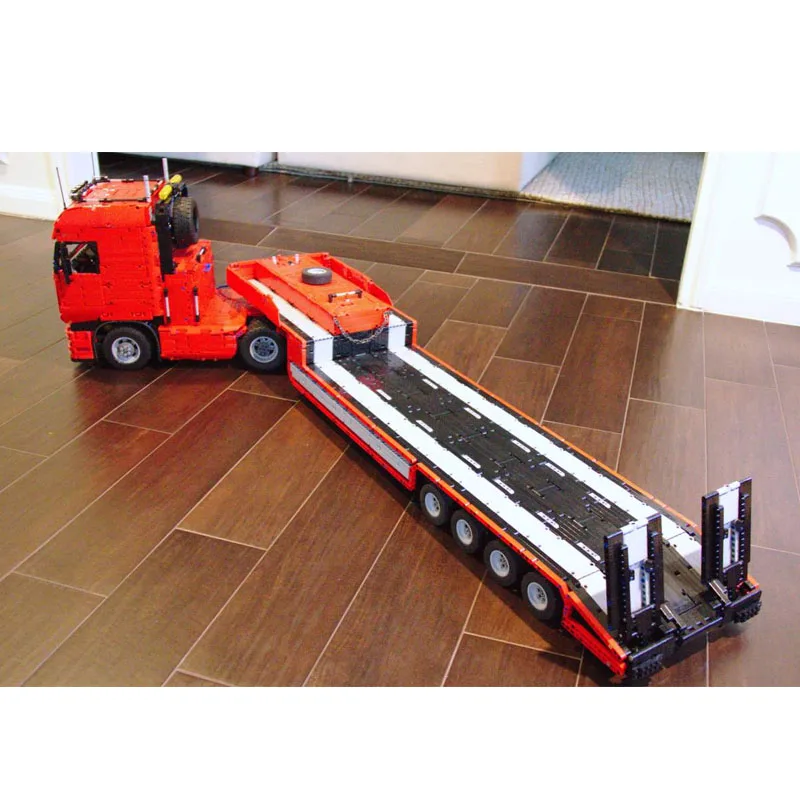 

MOC-4814 Cargo Trailer Compatible with Lucio's Tractor Building Blocks Model 3361 PartsMOC Creative Boys Kids Birthday Toy Gifts