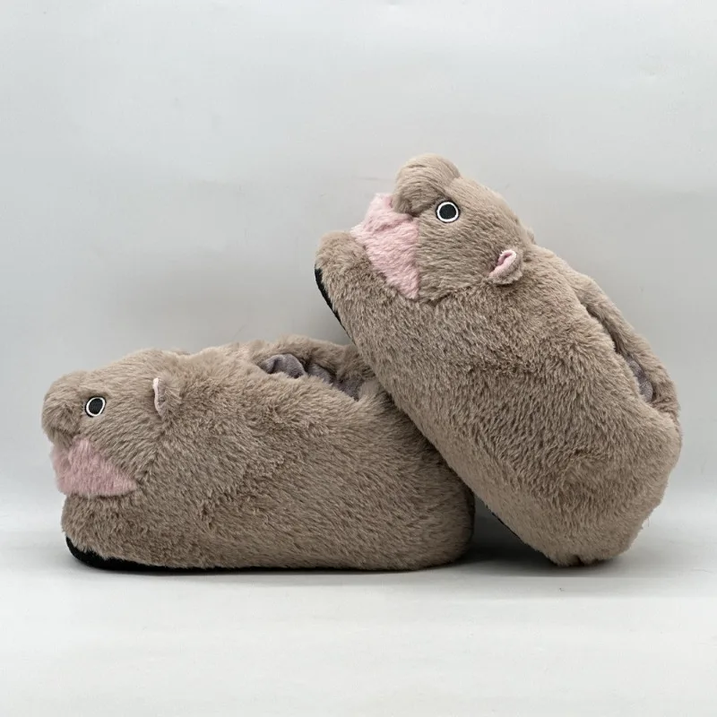 Moo Deng boneka mewah lucu 12/24cm Thailand boneka Hippopotamus boneka Koleksi bantal binatang mainan untuk hadiah ulang tahun anak