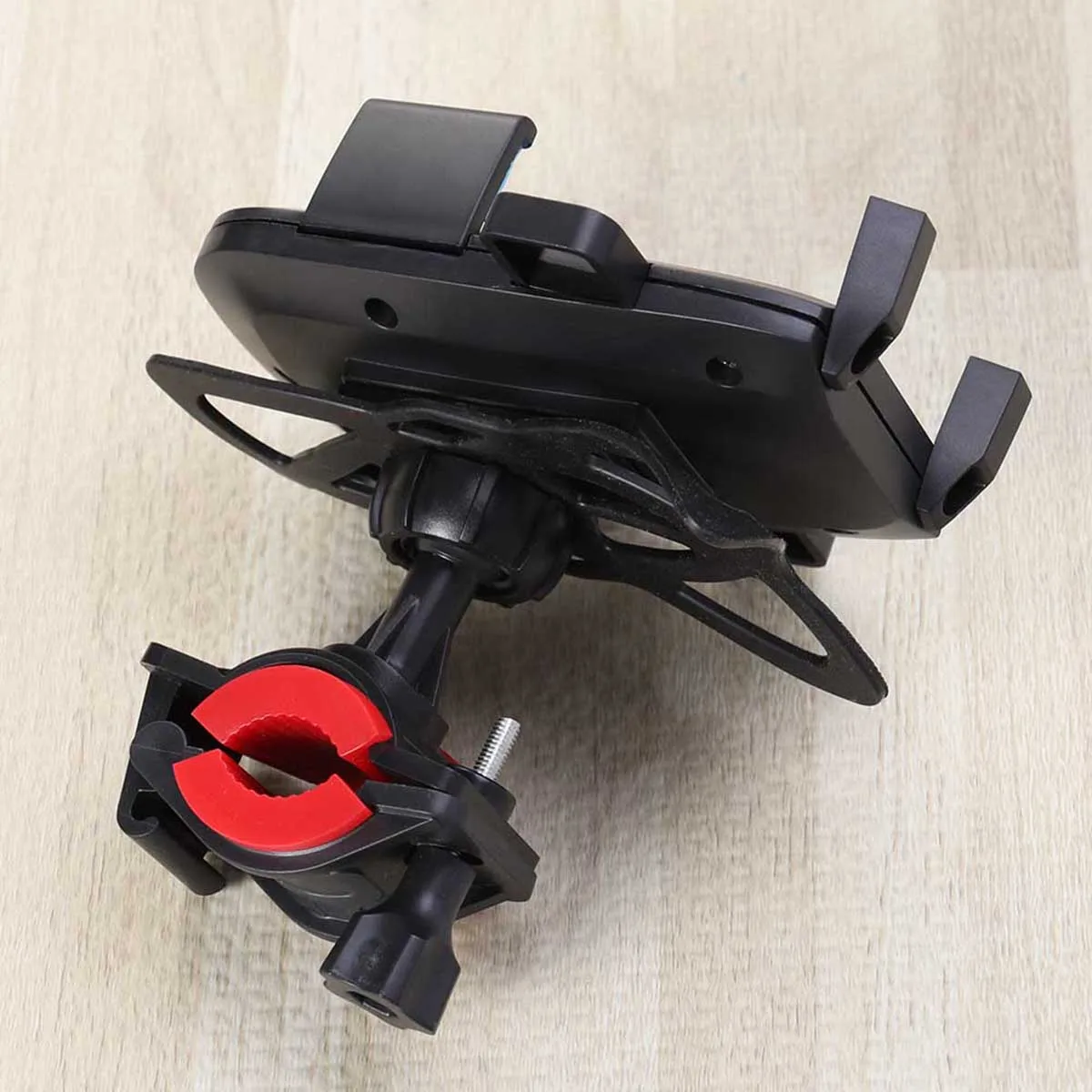 

Universal Phone Holder For Bike Handlebar Mount Stand Motorcycle Cell Mobile Holder Abs Durable 360 Swivel Strong Clip