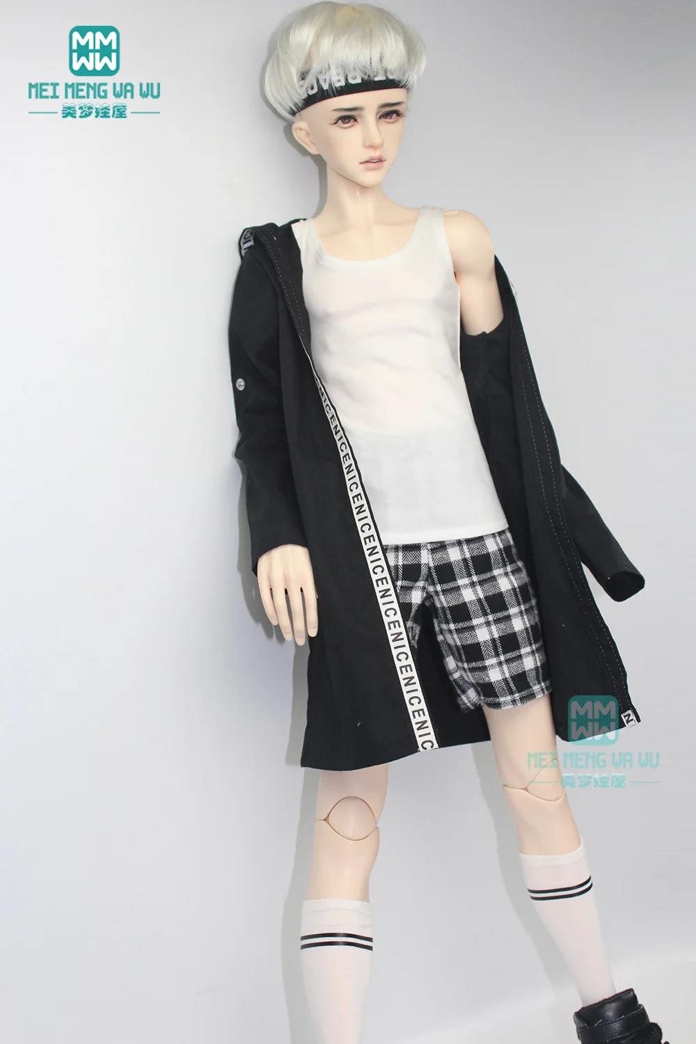 Past 68--70 cm SD13 SD7 Jongens Oom BJD Pop Kleding Modieuze korte T-shirts en shorts Speelgoed Gift