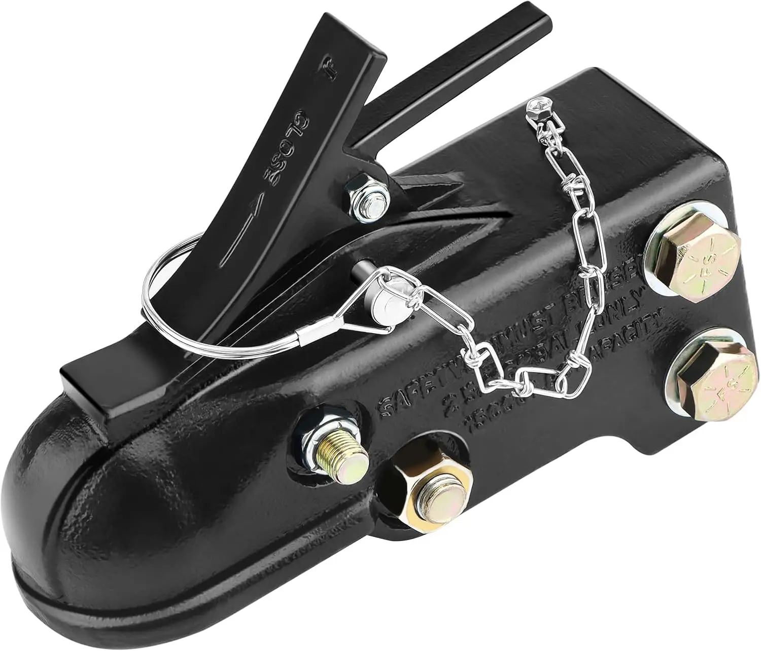 

2-5/16" Heavy Duty Adjustable Trailer Coupler, 15,000LBS Capacity for Secure Towing