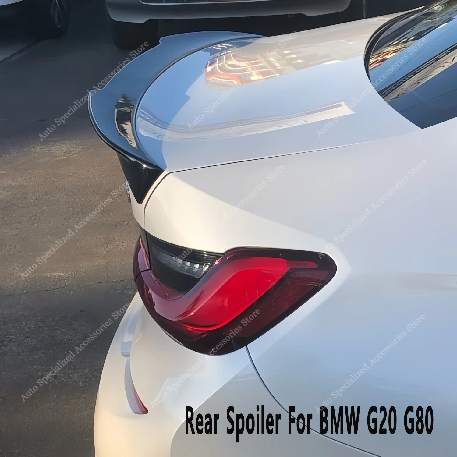 Gloss Black Rear Spoiler For BMW G20 G80 3 Series 320i 320d 330i 330d M340i M3 Rear Trunk Tail Wing Bodykits Tuning 2019-2025