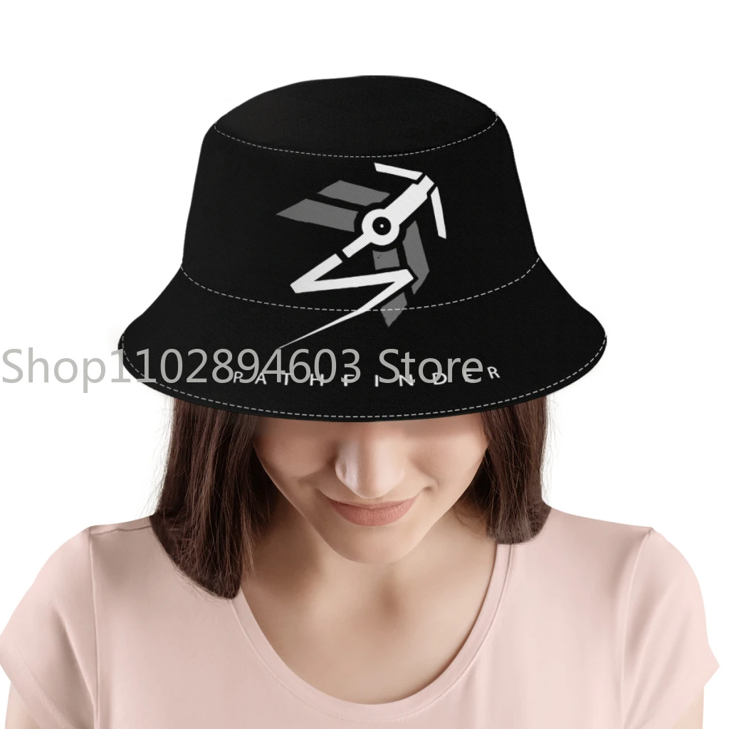 New Summer Apex Legends Pathfinder Distressed Bucket Hats for Women Men Outdoor Foldable Bob Fisherman Hats Girls Boys Sun Cap