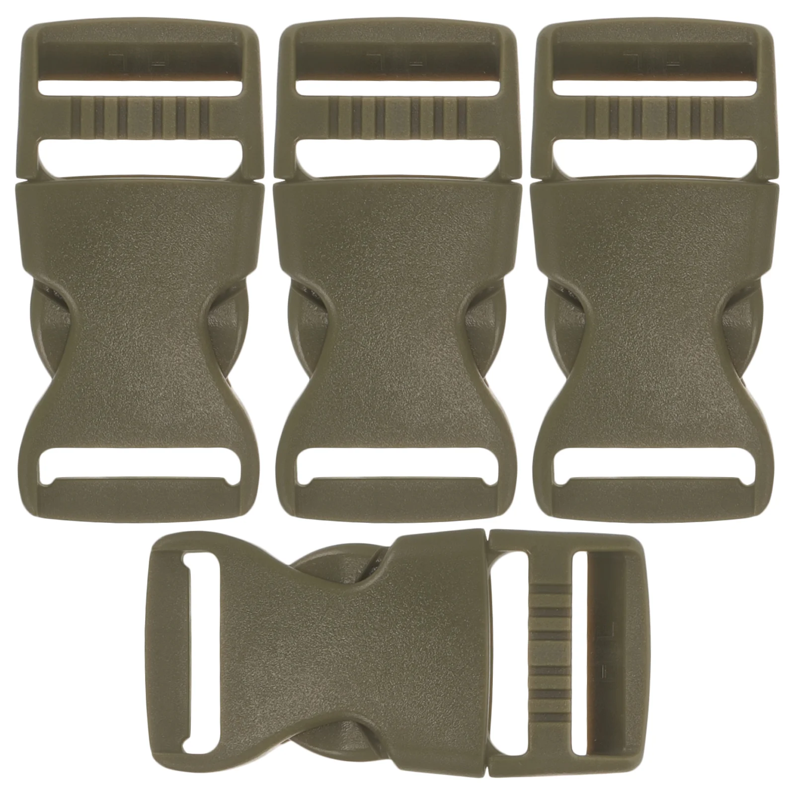 

4 Pcs Plastic Buckle Wild Supplies Portable Strap Buckles Belt Daily Use Side Release Wear-resistant Professional Travel