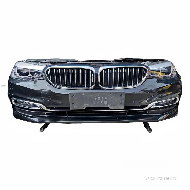 

Полный комплект передней решетки радиатора для BMW 5 серии G30/G38, оригинальные автозапчасти, бампер в сборе, б/у