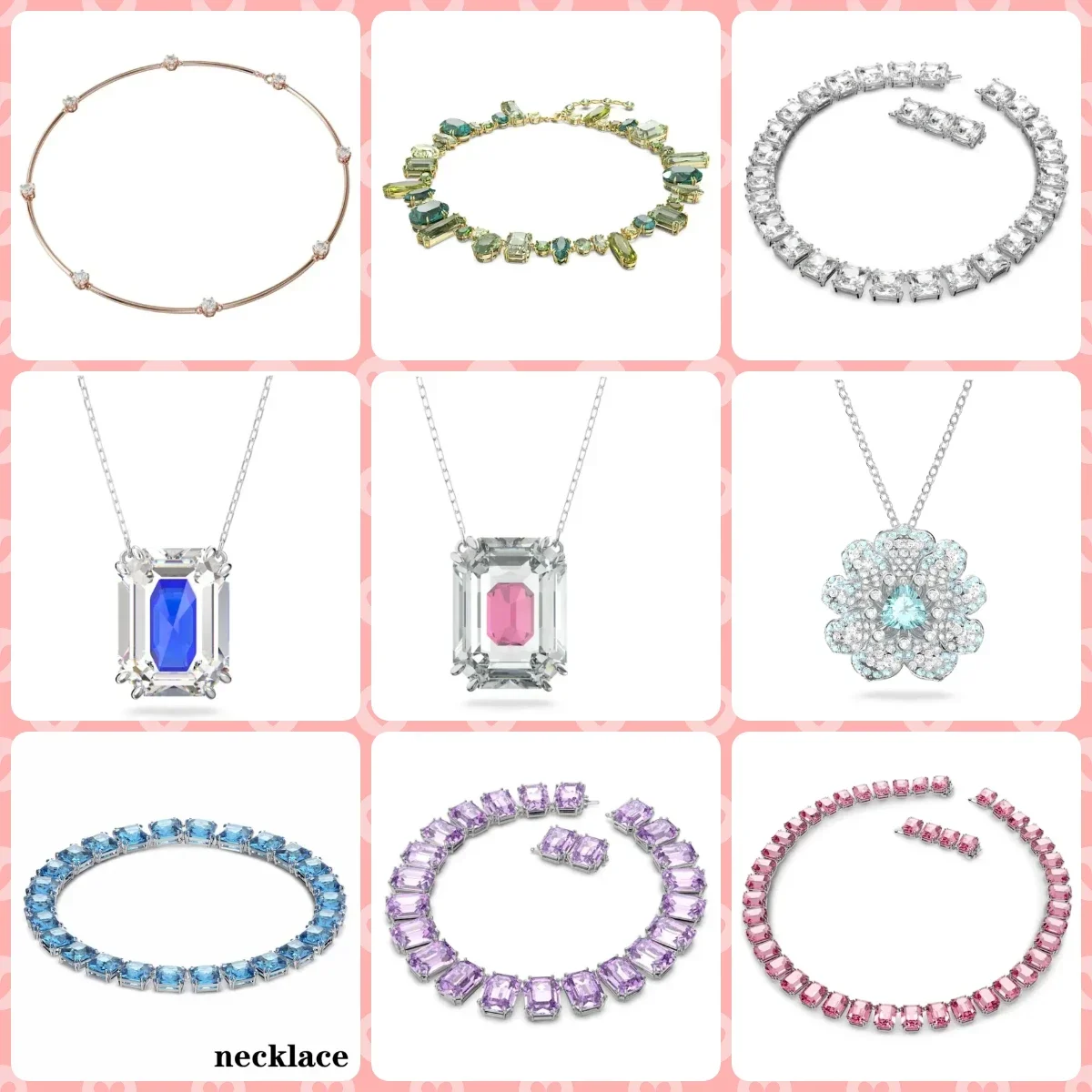 

stunning 2025 new 925 silver pendant necklace for women, a sparkling round crystal stone luxury jewelry gift for the party