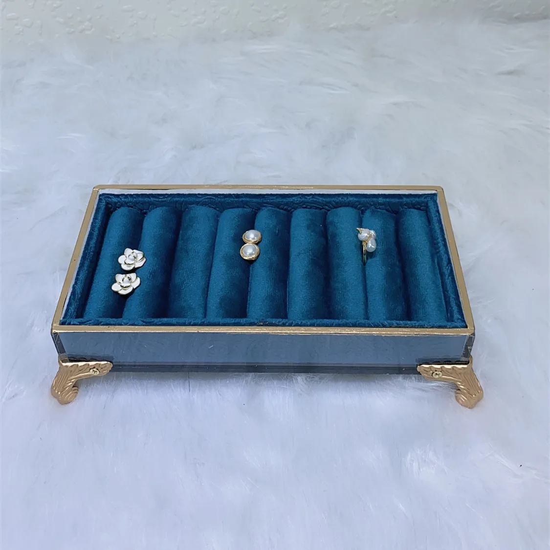 display the new acrylic ring restoring ancient ways receive a case stud earrings bracelet display box printing process