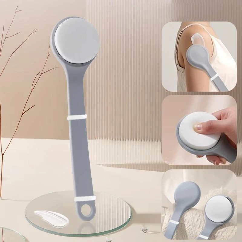 

1Pcs Multi-Function Lotion Sunscreen Ointment Applicator Long Handle Body Cleaner Shower Brush Sunscreen Back Applicator