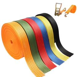 10 Meters Durable Webbing 25mm/38mm/50mm 1.2mm/1.6mm/1.8mm Thick Cargo Binding Belt Luggage Cross Strap Bag Accessories