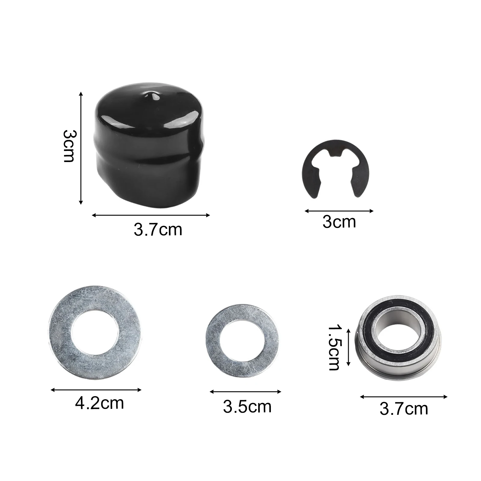 Front Wheel Bushing To Bearing Conversion Kit For 532009040 9040H 532124959 Lawn Mower Parts Garden Power Tools Accessories