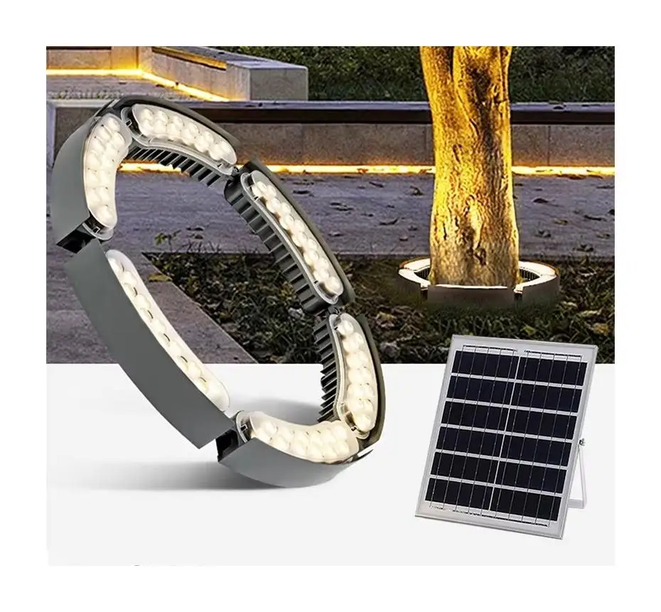 

LED Solar Hug Tree Light Column Lamp Ring Landscape Led Spot Light Ip65 Outdoor Landscape Spotlight Garden Light