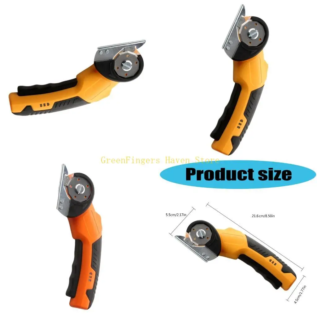 

F68D беспроводная электрическая ткань ножницы для резки ткани для быстрой текстильной обрезки с помощью защитной охраны