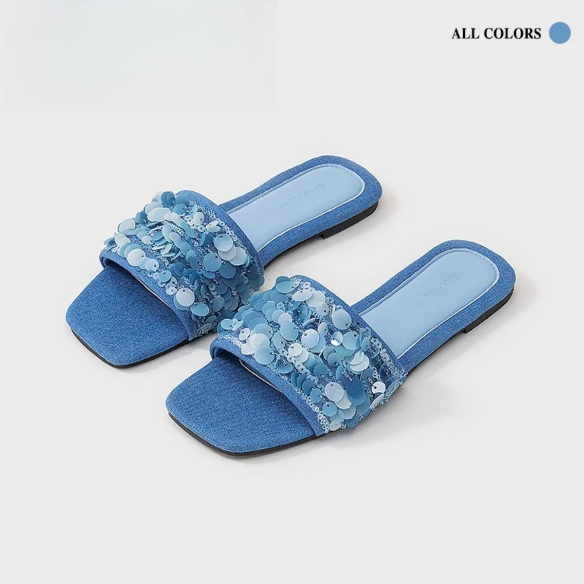 Cool Slippers Women's Spring and Summer New Indoor Home Non-slip One-word Drag Women's Sandals Advanced Sense
