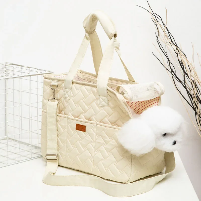 

Pet Cat Dog Tote Bag Pet Dog Go Out Portable Backpack Cat Travel Messenger Bag Car Washable Puppy Carrier Tote Soft Bag
