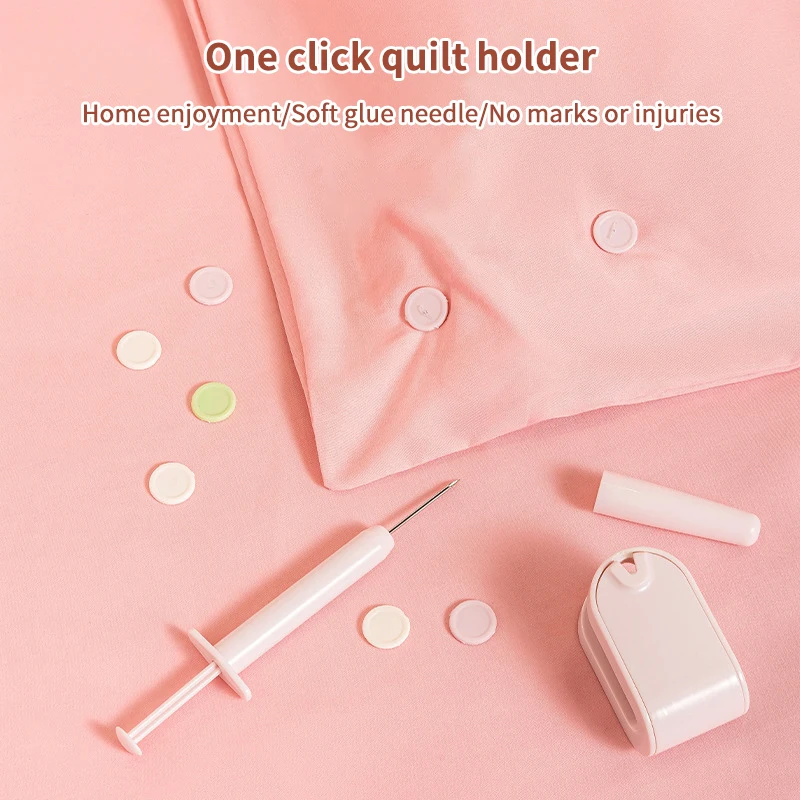 New Needle Free Safety Invisible Anti Slip Device Upgraded Winter Quilt Cover Single Quilt Anti Running Artifact Set