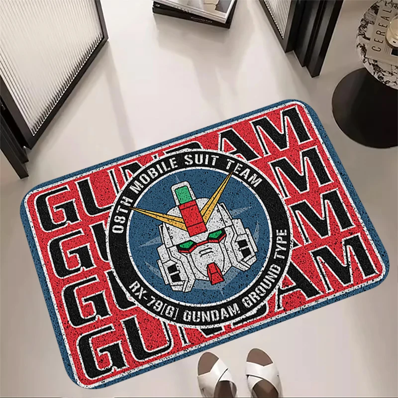 House Entrance Doormat Bedside Rugs Room Inside Foot Carpets Floor Gundam Mats Non-Slip Kitchen Mat Home Mobile Warrior Hallway