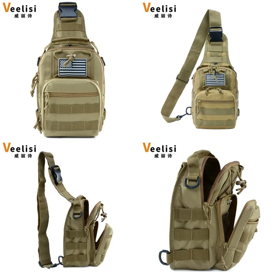 

【New style】Oxford sports bag Multi-functional outdoor sports small chest bag single shoulder - chest bag - chest bag