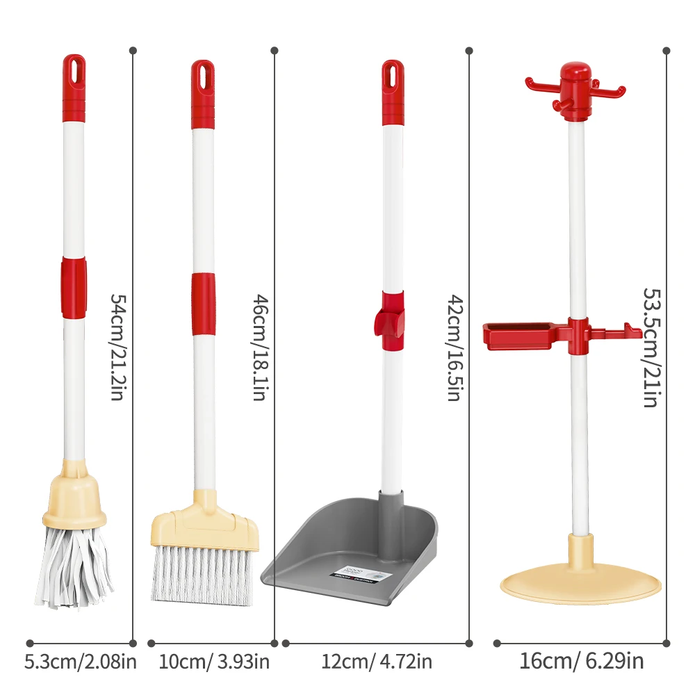 Wow!Zabawki czyszczące Udawaj, że bawisz się dla dzieci Zestaw do czyszczenia i symulacja sanitarna Miotła Odkurzacz Narzędzie Zabawka dla dzieci Prezent