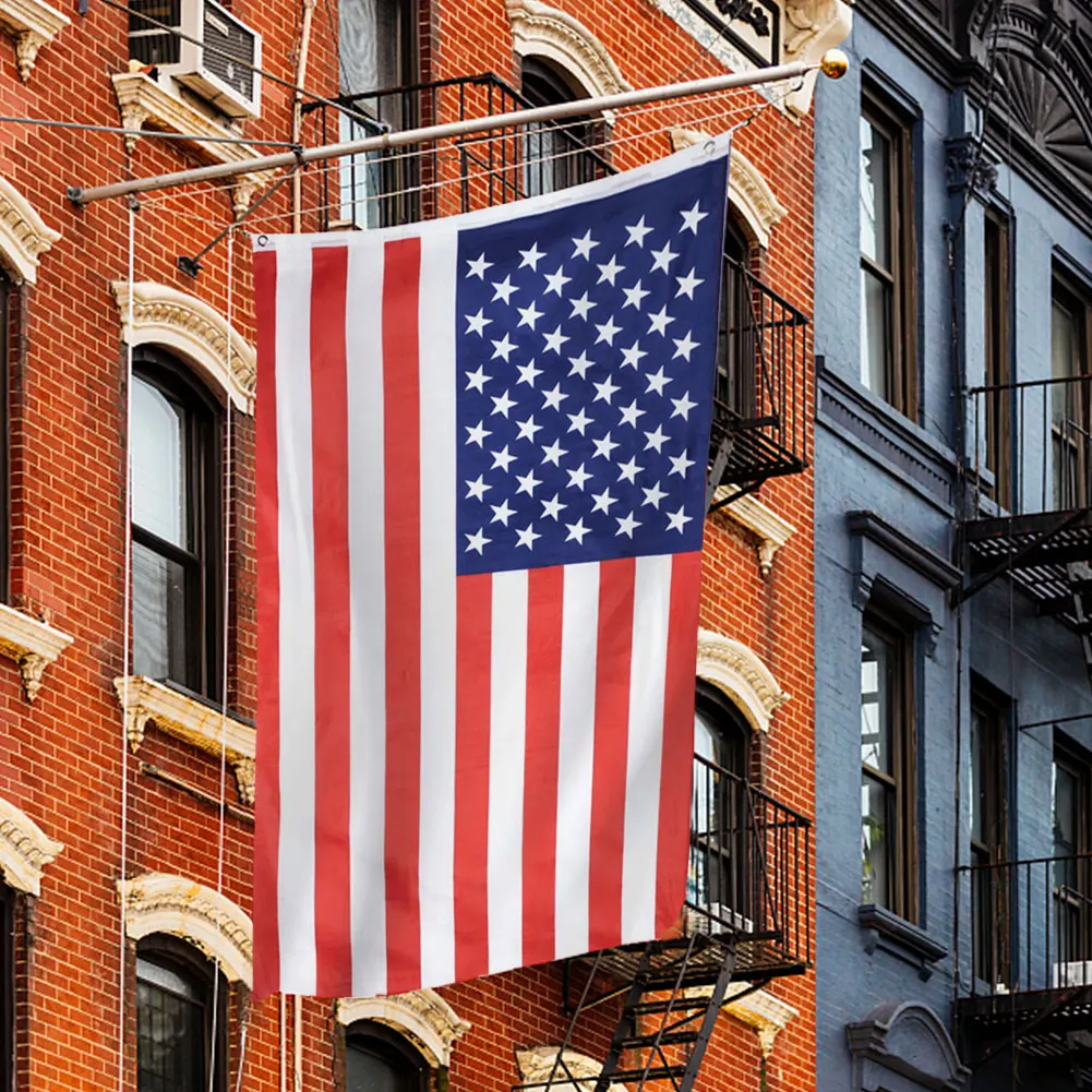 90x150 سنتيمتر الولايات المتحدة العلم الوطني البوليستر الطباعة نجوم المشارب العلم يوم الاستقلال العلم للعطلات الوطنية