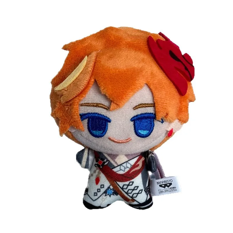 10 سنتيمتر تأثير Tartaglia Kaeya Diluc Venti Xiao Klee أفخم قلادة لعبة سلسلة مفاتيح صغيرة دمية ظهره اكسسوارات للهدايا