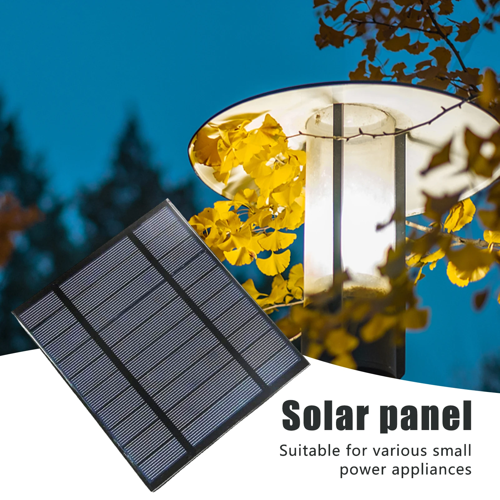 2W 5V Polysilicon Solar Panel Easy To Install on Various Carriers Widely Used in Many Outdoor Place